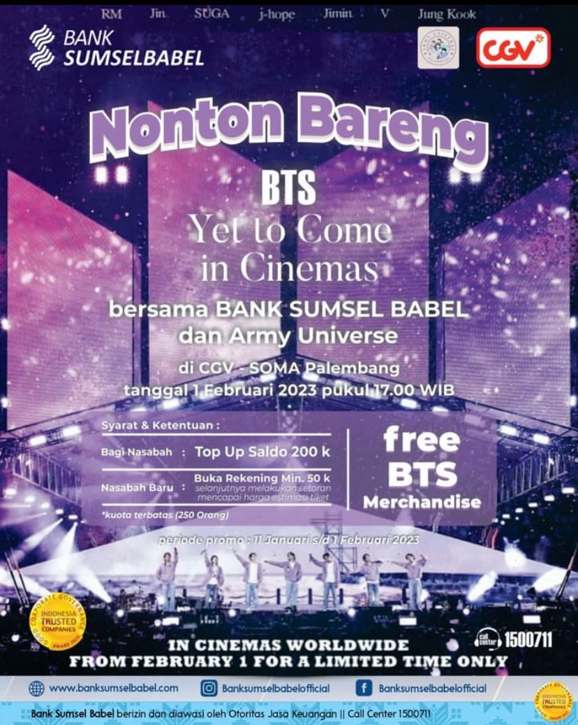 Promo Nonton Bareng BTS Yet To Come